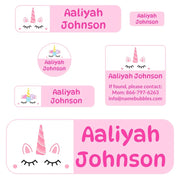 Unicorn School Labels Pack