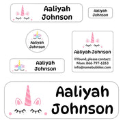 Unicorn School Labels Pack