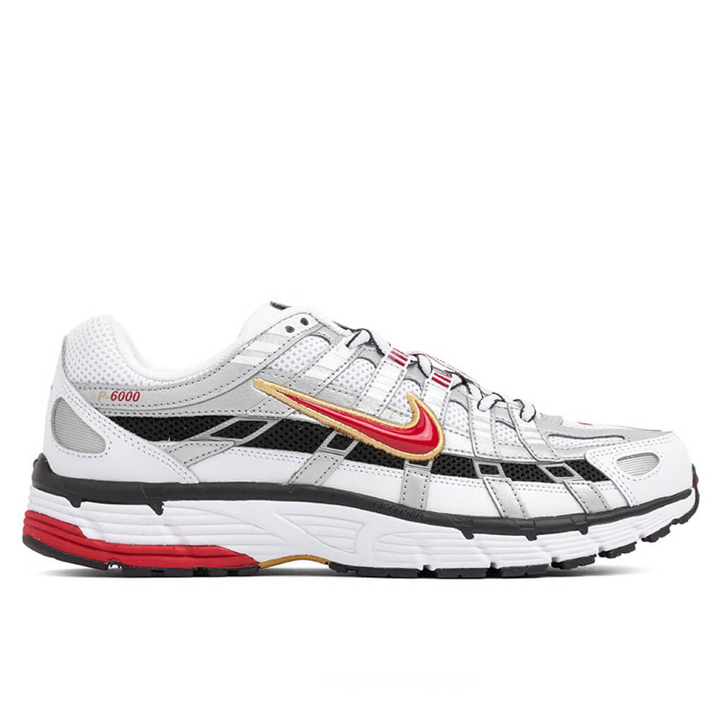Women's P-6000 - White/Varsity Red/ Metallic Platinum