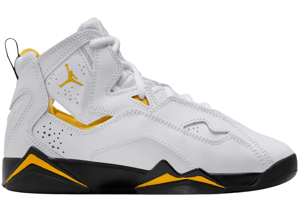 Jordan True Flight White Yellow Ochre Black (GS)