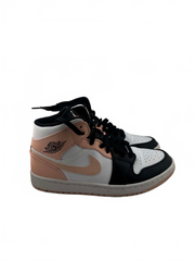 Jordan 1 Mid Arctic Orange Black Toe