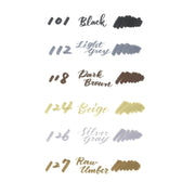 Pentel Arts Sign Pen Twin Brush, 6-Packs