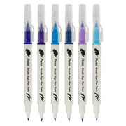 Pentel Arts Sign Pen Twin Brush, 6-Packs
