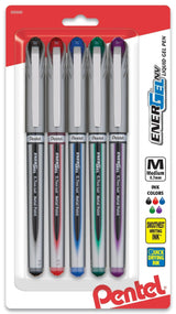 Pentel EnerGel NV Liquid Gel Pen, 0.7mm Metal Tip, Medium Line Capped