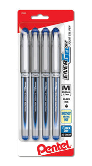 Pentel EnerGel NV Liquid Gel Pen, 0.7mm Metal Tip, Medium Line Capped