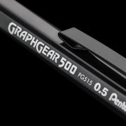 Pentel GraphGear 500, Limited Black Edition, Drafting Pencil (0.5mm), 1-Pk