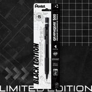 Pentel GraphGear 500, Limited Black Edition, Drafting Pencil (0.5mm), 1-Pk