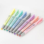  Pentel Illumina Flex Twin Tip Highlighter, 8 Asst. Colors, 8-Pk Box