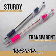 Pentel Note Taking Essentials 8 pack - 4 blue RSVP 0.7mm ballpoint pens, 2 Twin Checker Highlighters, 2 Quick Click 0.5mm Mechanical Pencils