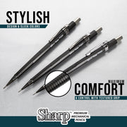 Pentel Sharp Mechanical Pencil, Metallic Barrels, Assorted Packs