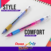 Pentel Sparkle and Krazy Pop, Metallic Gel Ink Pen, (1.0mm), Bold Line, Assorted Ink Colors, 12-Pk