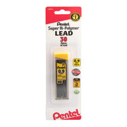 Pentel Super Hi-Polymer Lead Refill (0.9mm) Bold, 30 pcs/Tube, Assorted Packs