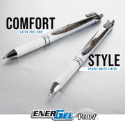 Pentel Writing Essentials 10 pack - 4 EnerGel gel pens, 2 Twist Erase III 0.7mm mechanical pencils, 2 Hi-Polymer block erasers, and 2 Hi-Polymer 0.7mm HB lead