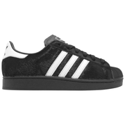 Adidas Originals Women's Black Pony Hair Superstar II Sneakers, JH9475
