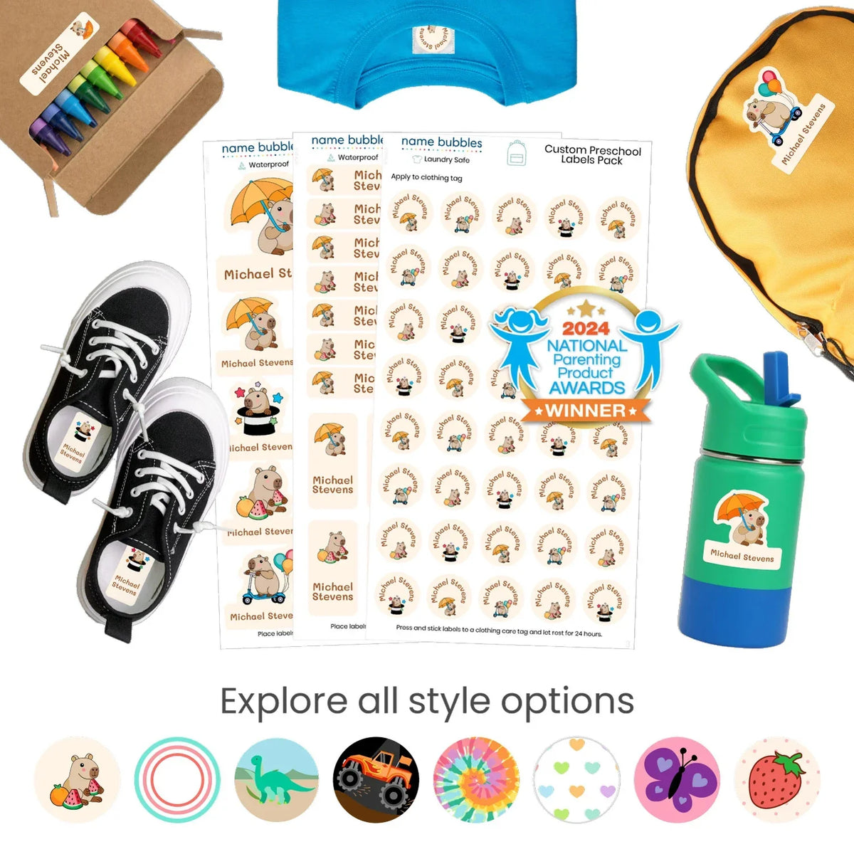 Custom Preschool Labels Pack