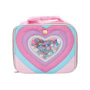 Quilted Confetti Heart Insulated Lunch Box