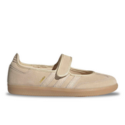 adidas Samba Jane Shoes Color: SANSTR/SANSTR/GOLDMT Style: HQ9496