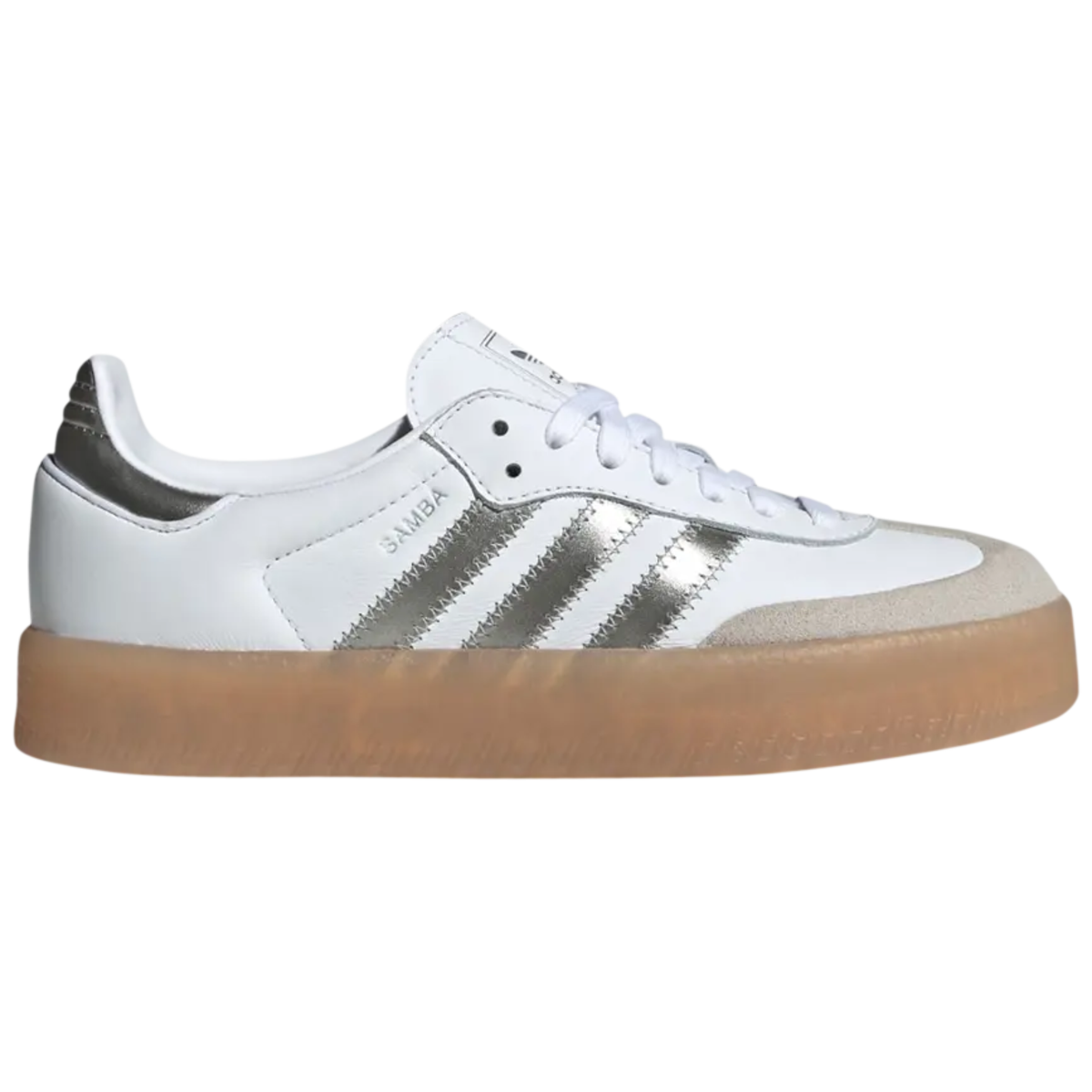 Adidas Originals Women's Silver Sambae Sneakers, JS3943