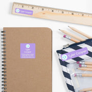 Multicolor Icon School Labels Pack