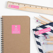 Multicolor Icon School Labels Pack