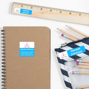 Unicorn School Labels Pack