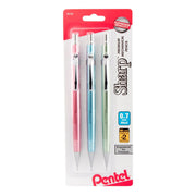 Pentel Sharp Mechanical Pencil, Metallic Barrels, Assorted Packs