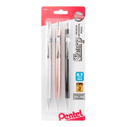 Pentel Sharp Mechanical Pencil, Metallic Barrels, Assorted Packs