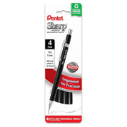 Pentel Sharp Mechanical Pencil, 4 Packs