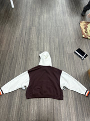 Jordan x Maison Chateau Rouge Women's Fleece Top Hoodie Brown