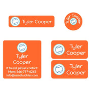 Multicolor Icon Sports Labels Pack