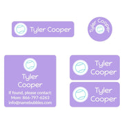 Multicolor Icon Sports Labels Pack
