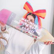 Customizable Jumbo Inflatable Pencil and Sticker Kit