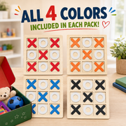 Tic Tac Toe Board (20 Pack) - Multiple Colors - Classic Wood Game - $0.50 Each (Est. In Stock 9/15)