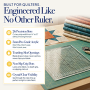 Kelori SlotMaster Precision Quilting Ruler
