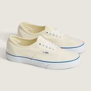 Vans Men's Cream Authentic Canvas Sneakers, VN000EE3WHT